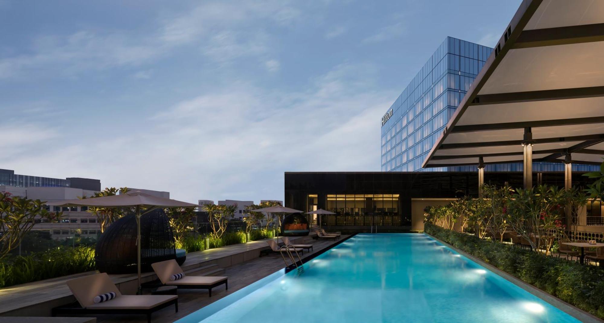 Hilton Garden Inn Bengaluru Embassy Manyata Business Park Exteriér fotografie